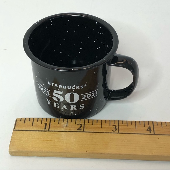 Starbucks 50th Anniversary Limited Edition Metal Expresso Cup Mini Mug - Picture 2 of 3